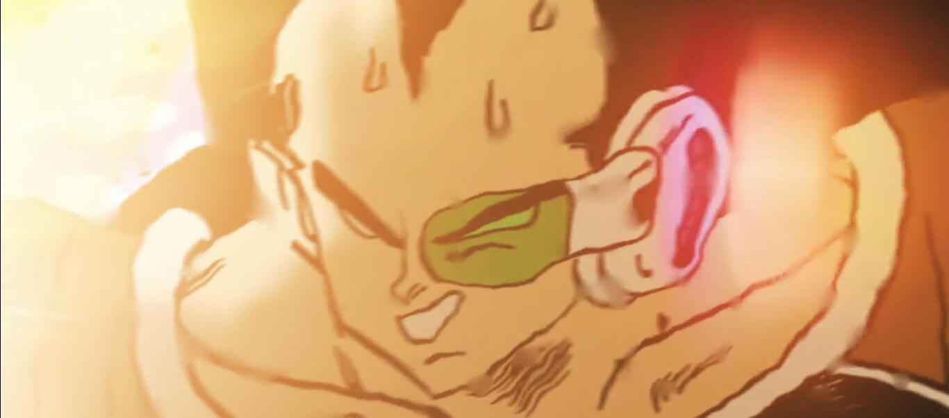 Raditz VS Goku and Piccolo - Ishida